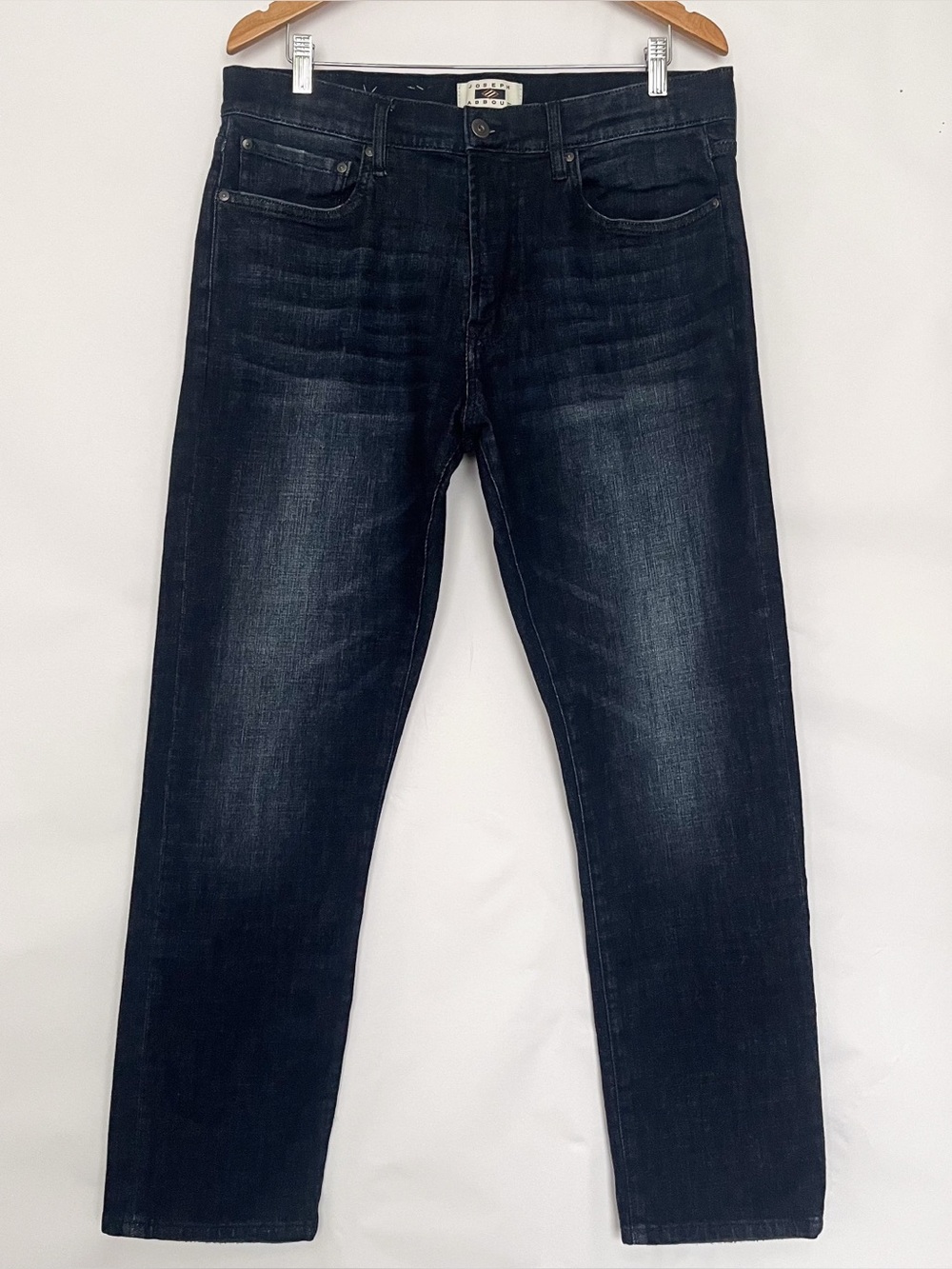 Joseph Abboud Luxe Ultra Comfort Athletic Fit Jean Stretch Size 34x30 Dark Blue